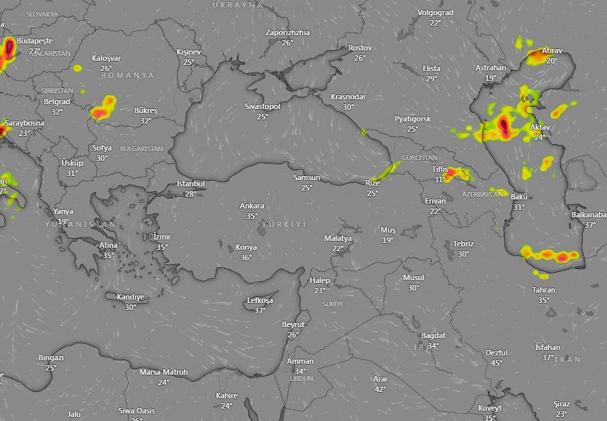 Çok kuvvetli yağış geliyor! Meteoroloji 5 il için yeni uyarı yaptı 13